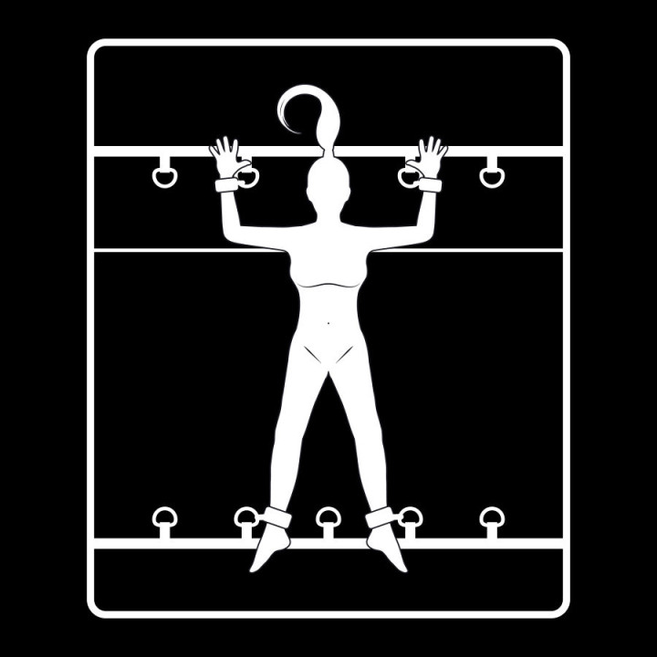 Fetish Submissive - Conjunto de Laços de Cama de Luxo Com Forro de Noprene