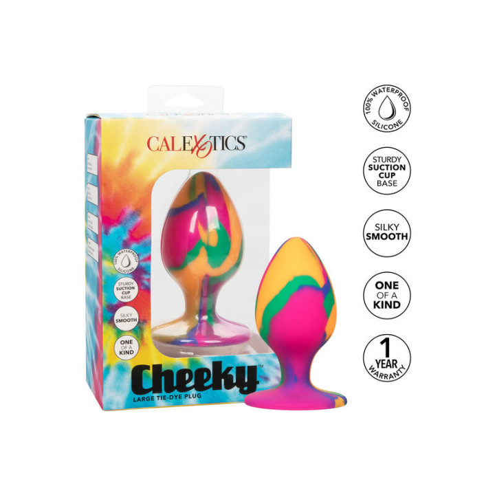 Calexotics - Cheeky Large Tie-Dye Plug Anal