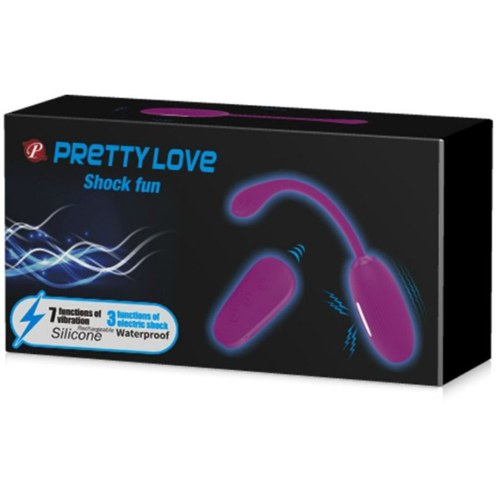 Pretty Love - Shock Fun Huevo Vibrador y Electroshock