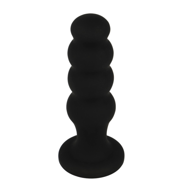Black&Silver - Scott Plug Anal Silicona Premium Negro