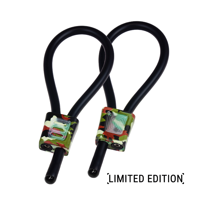 Electrastim - Anéis de Galo Ajustveis Prestige Electraloops Camuflagem