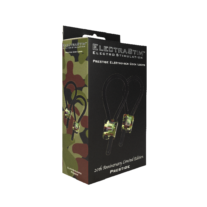 Electrastim - Anneaux Pénins Réglables Prestige Electraloops Camouflage