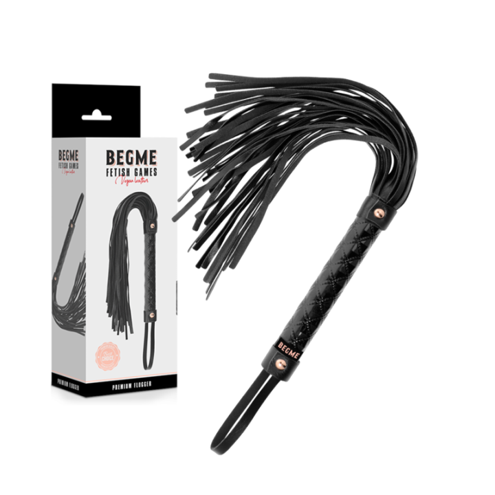 Begme - Black Edition Veganer Leder Flogger