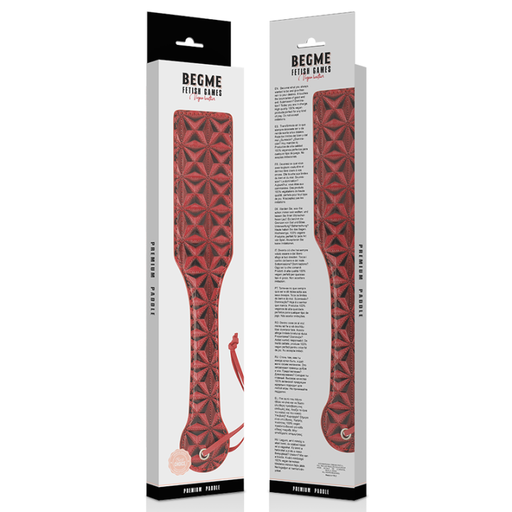 Begme - Pelle en Cuir Végétalien Red Edition