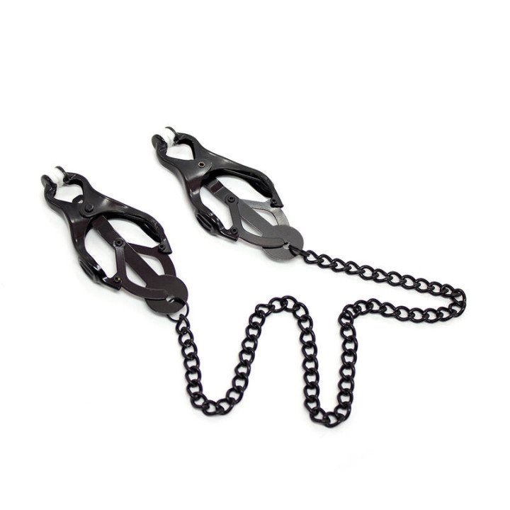 Ohmama Fetish - Pinze Per Capezzoli Giapponesi Con Catena Nera