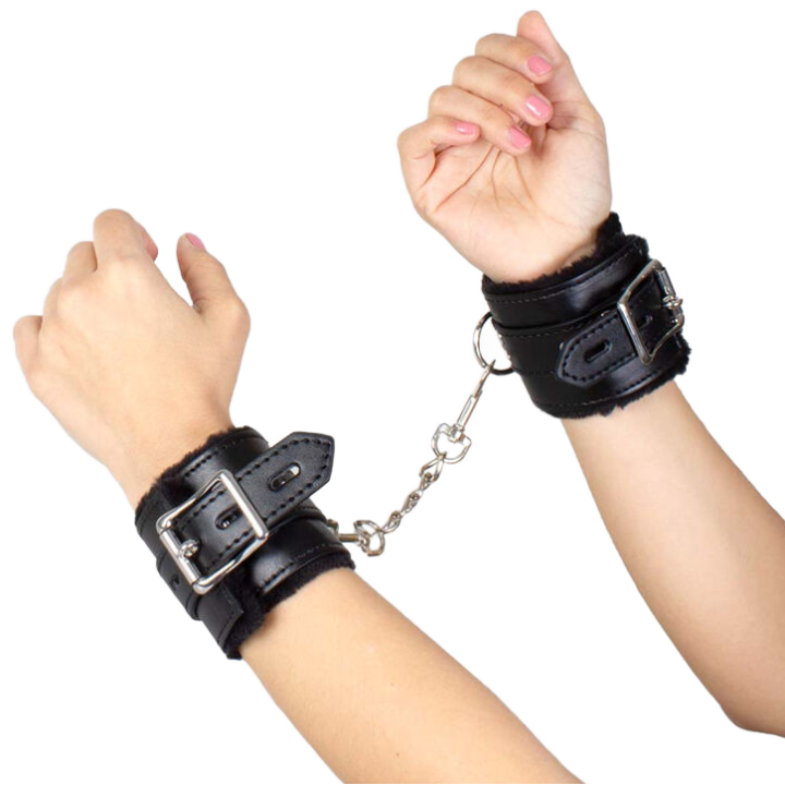 Secretplay - Menottes de Bondage Noires Collection Bdsm