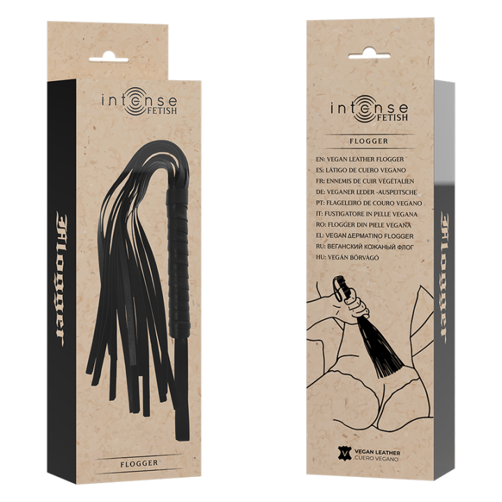 Intense - Fetish Flogger in Pelle Vegana