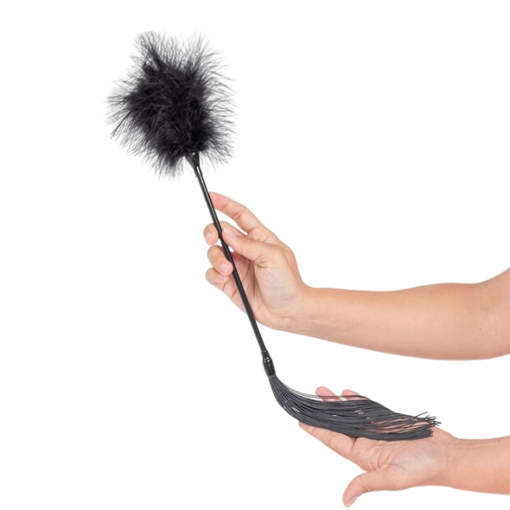 Secret Play - Duster + Fouet Noir