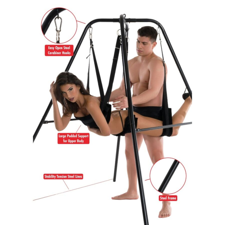 Hidden Desire - Extreme Lovers Swing With Stand