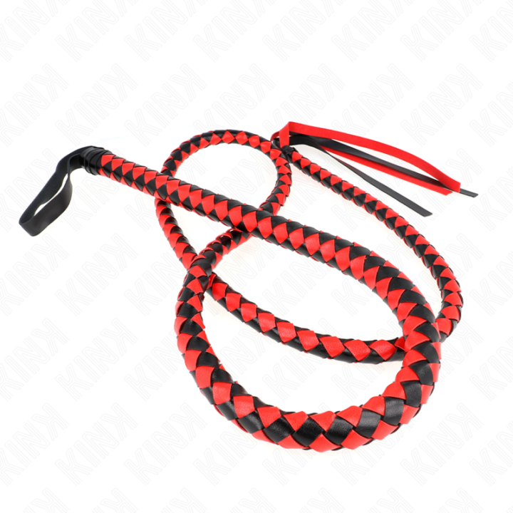 Kink - Czerwony Dlugi Bicz Wezowy 210 cm