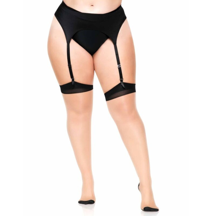 Leg Avenue - Costume in Lycra 2 Toni Con Cucitura Posteriore e Tacco Cubano