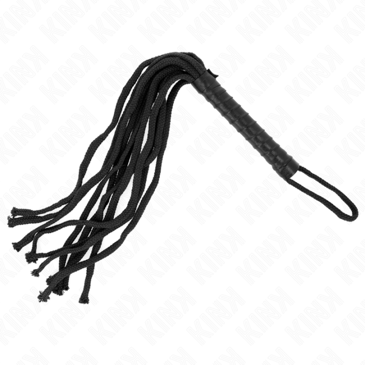 Kink - Fouet Corde Noire 56 cm
