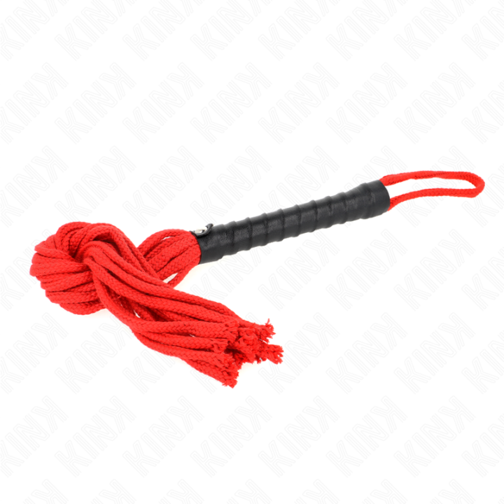 Kink - Látigo de Cuerda Rojo 56 cm