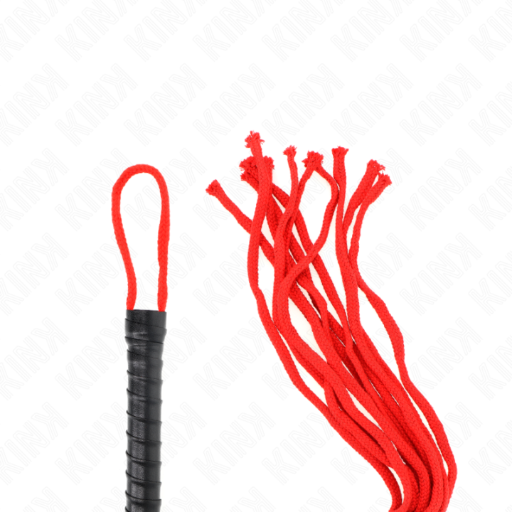 Kink - Fouet Corde Rojo 56 cm