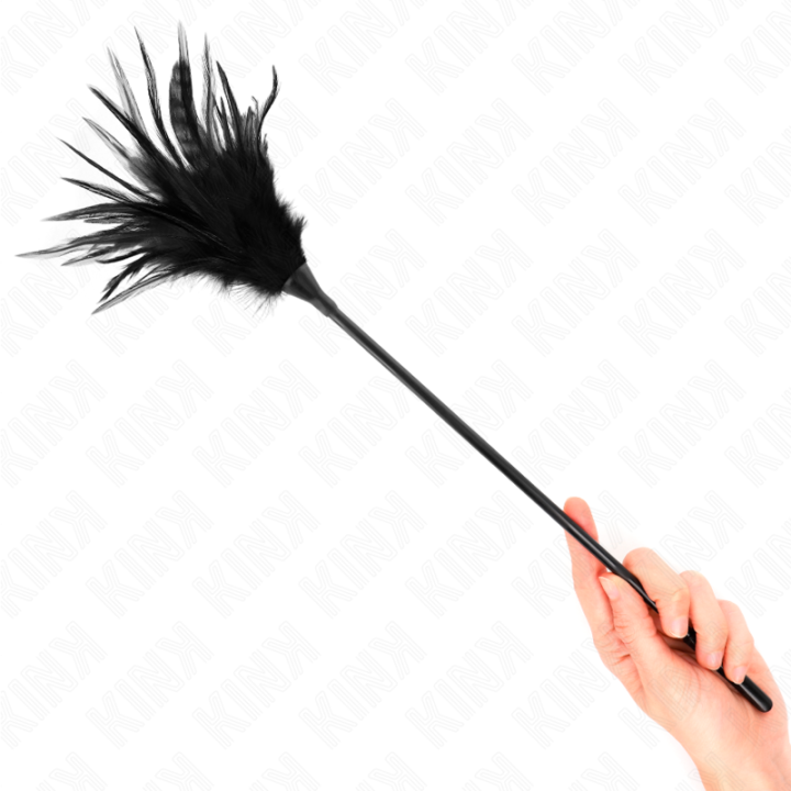Kink - Plumas Múltiples Para Cosquillas Negro 45 cm