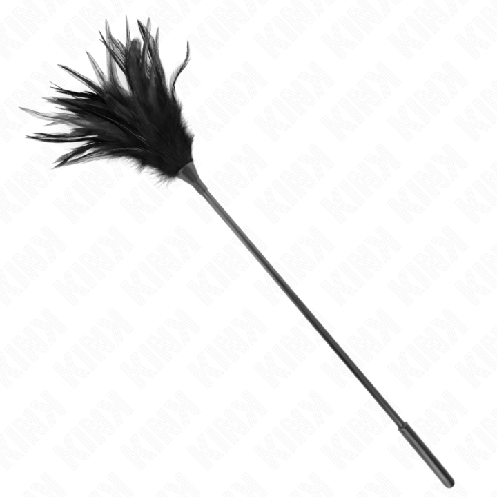 Kink - Múltiplas Penas de Cócegas Pretas 45 cm