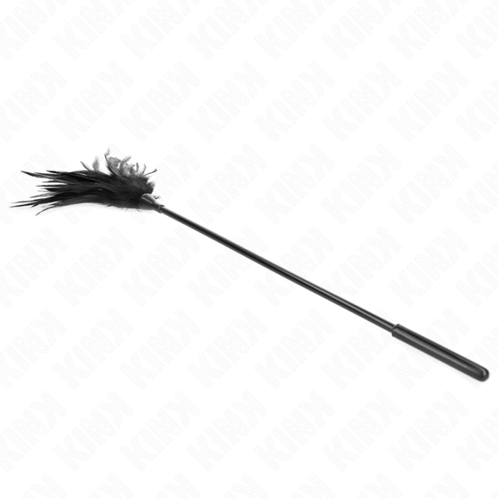 Kink - Mehrere Schwarze Kitzelfedern 45 cm