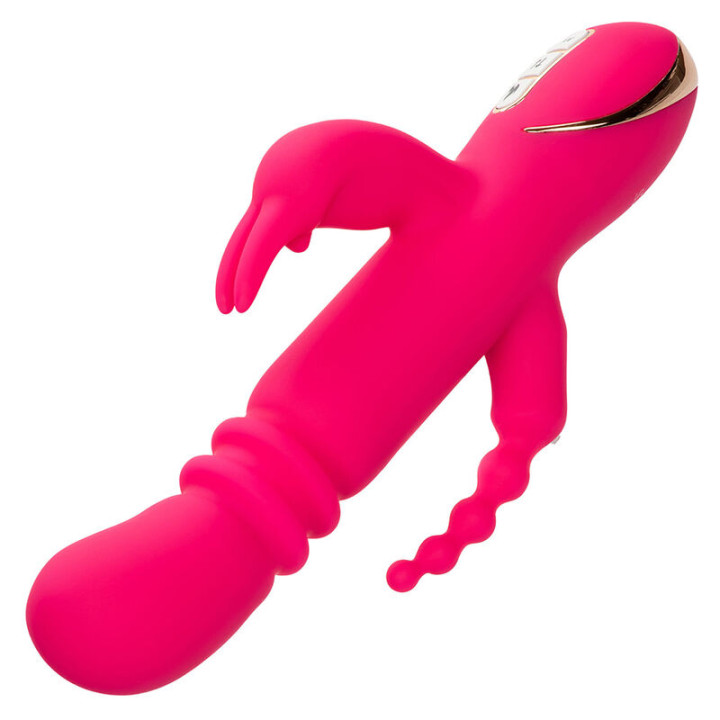 Calexotics - Jack Fantasy Dreifach Beheizter Vibrator Rabbit Rosa
