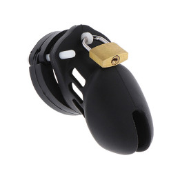 Hidden Desire - Extreme Castidade Gaiola de Silicone Tamanho s Preto