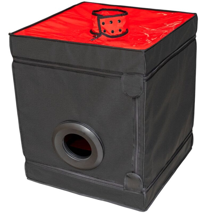 Secret Dome – Kink Club Cabina Bukkake Schwarz & Rot