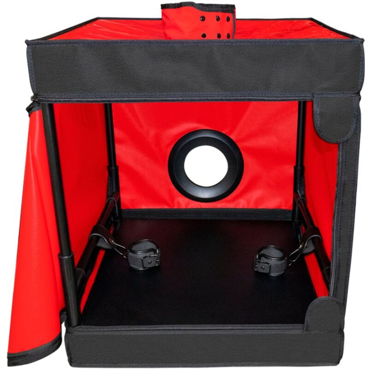 Secret Dome – Kink Club Cabina Bukkake Schwarz & Rot