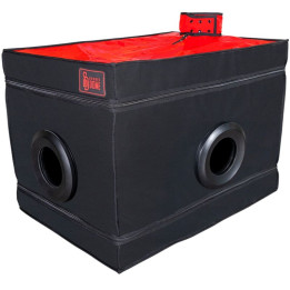 Secret Dome - Kink Club la Niche Cabine Noir et Rouge