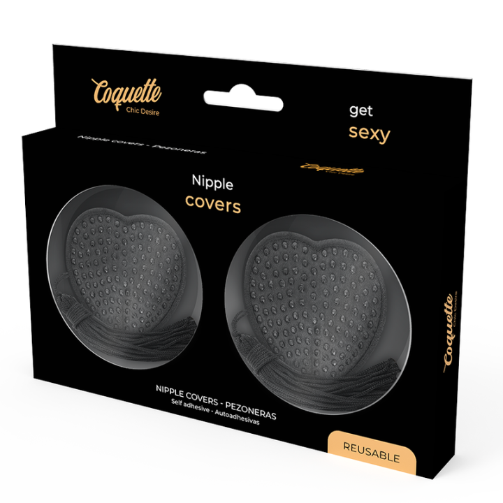Coquette Chic Desire - Schwarze Nippelabdeckungen