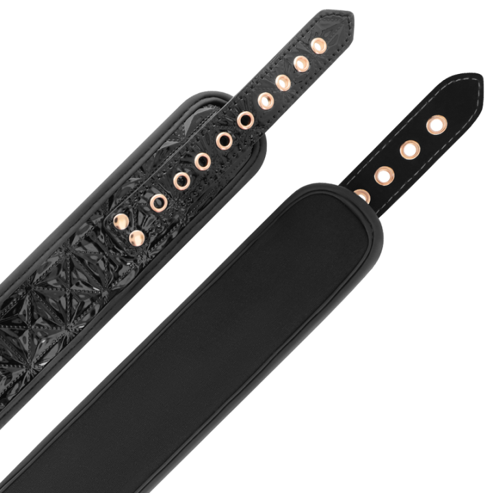 Begme - Black Edition Collar With Nipple Clamps With Neoprene Lining