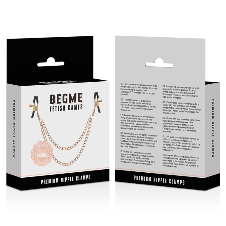 Begme - Black Edition Premium Nipple Clamps