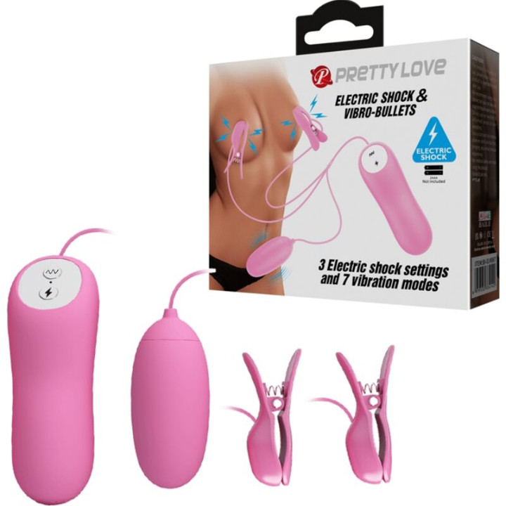 Pretty Love - Pince Épiler Avec Vibration et Électrochoc Rose