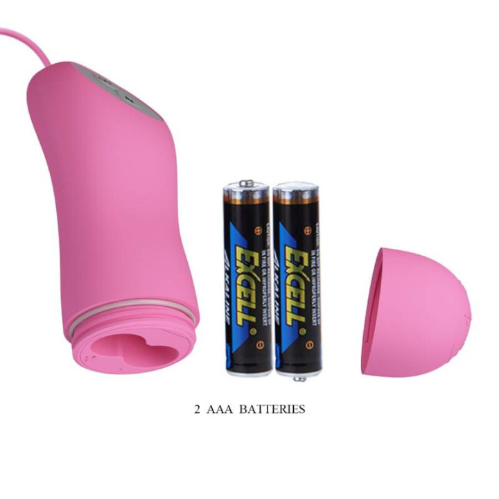 Pretty Love - Pinzas Con Vibración y Eletroshock Rosa