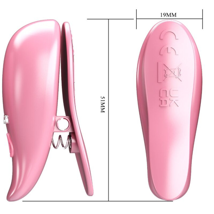Pretty Love - Leaf Pinze Per Capezzetti Vibranti Rosa