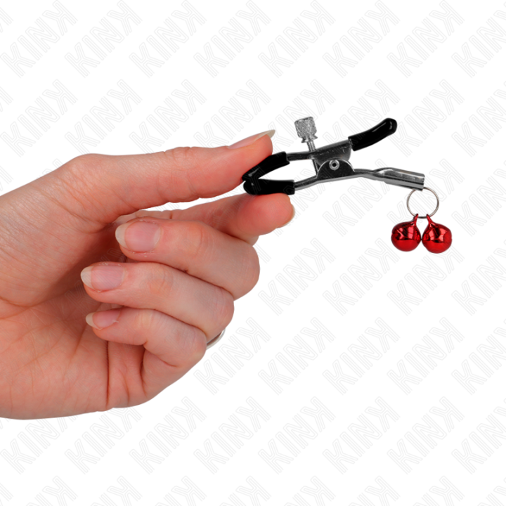 Kink - Grampo de Bico Duplo Sino Vermelho 6 cm