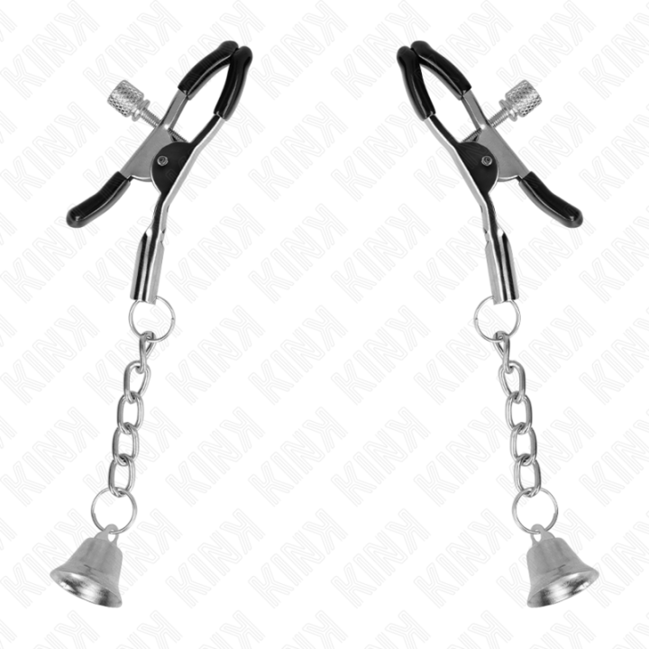 Kink - Pinças Pingente Sino Prata 6 cm