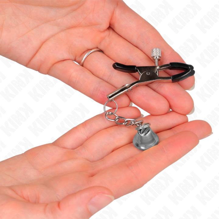 Kink - Pinces à Téléton Pendentif Cloche Argent 6 cm