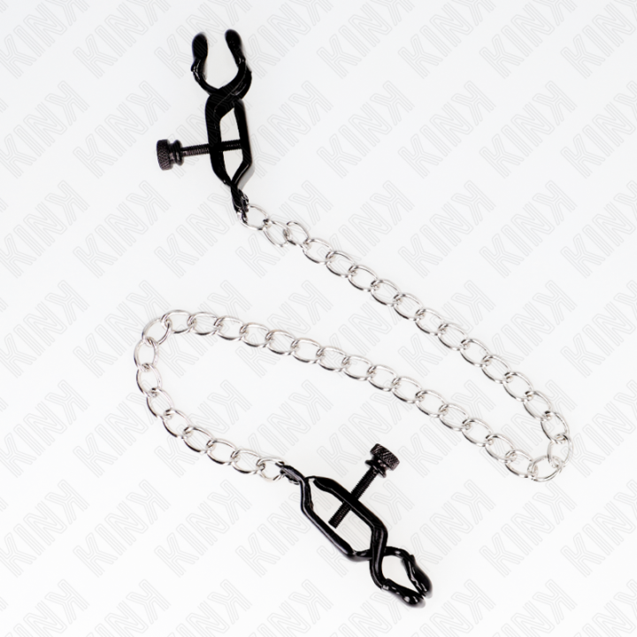 Kink - Pinças de Corrente Plana Prata 30 cm