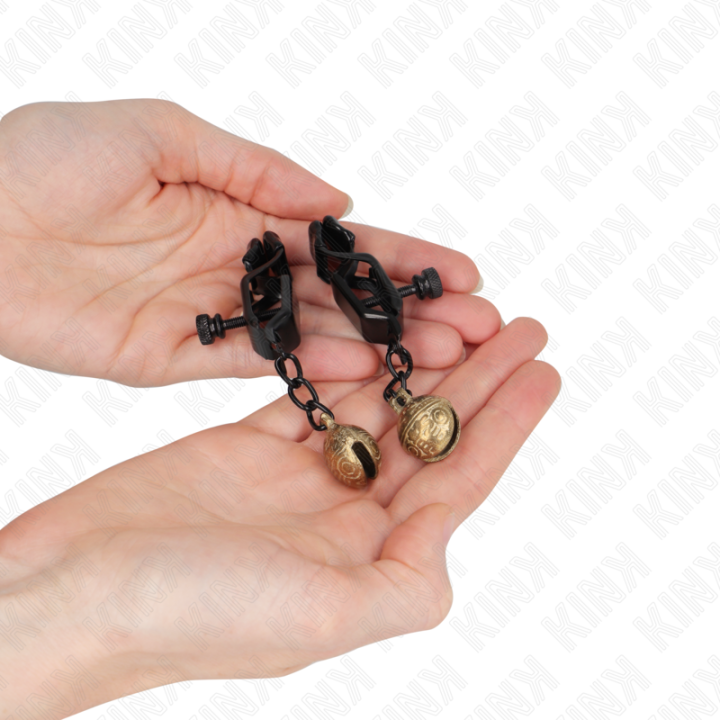 Kink - Grampos de Bico Estilo Bell Jaw Preto 7 cm