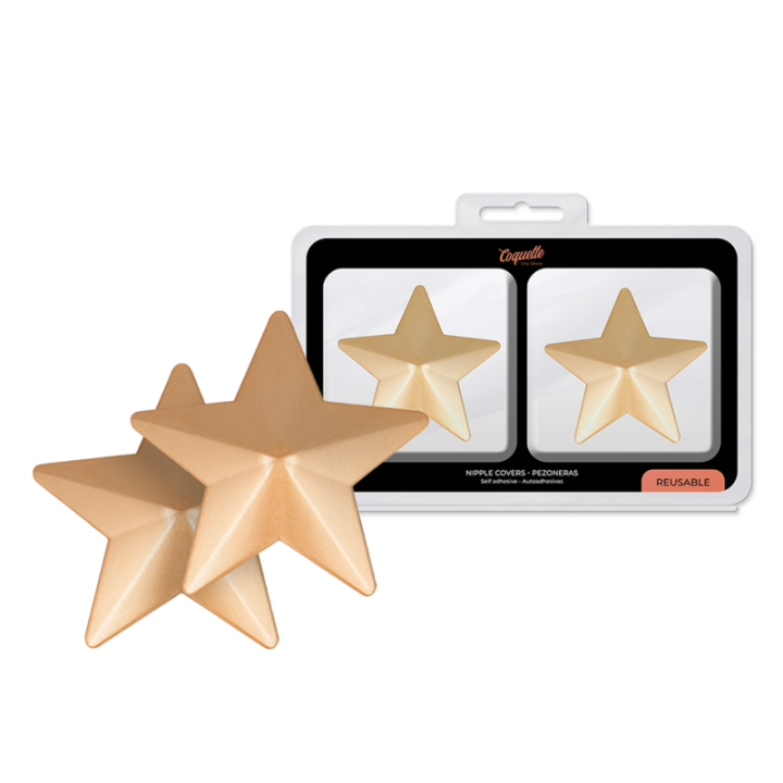 Coquette Chic Desire - Nipple Covers Golden Stars