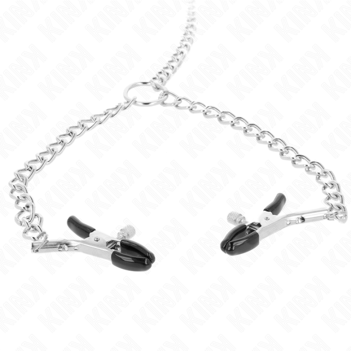 Kink - Pinzas Para Pezones Doble 32 cm Con Cadenas 14 cm