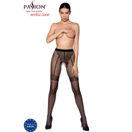 Passion - Tiopen 016 Collant Nero 1/2 20 Den