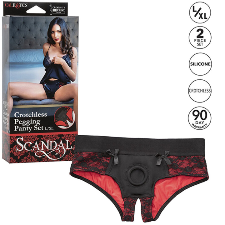 Calexotics - Scandal Set Aus Schwimmendem Höschen Mit Dildo Grösse l/xl