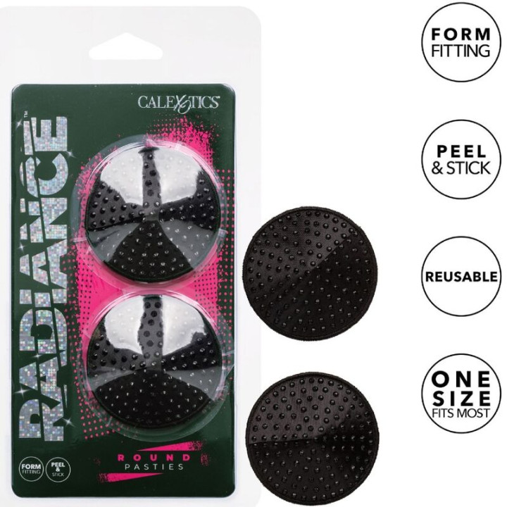 Calexotics - Radiance Round Shape Jewel Nipple Covers