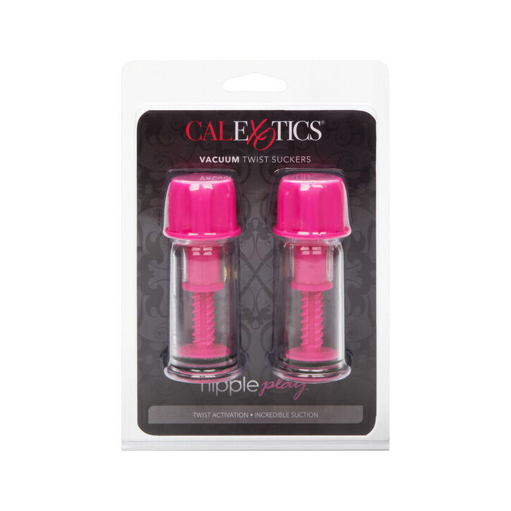 Calexotics - Vaccum Twist Pink Nipple Suction Cup