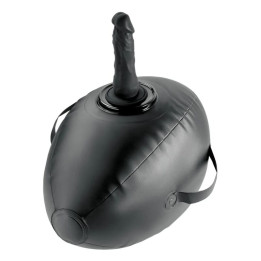 Fetish Fantasy Series - Body Dock Bola de Amor Inflável Com Dildo Preta 41,9 cm