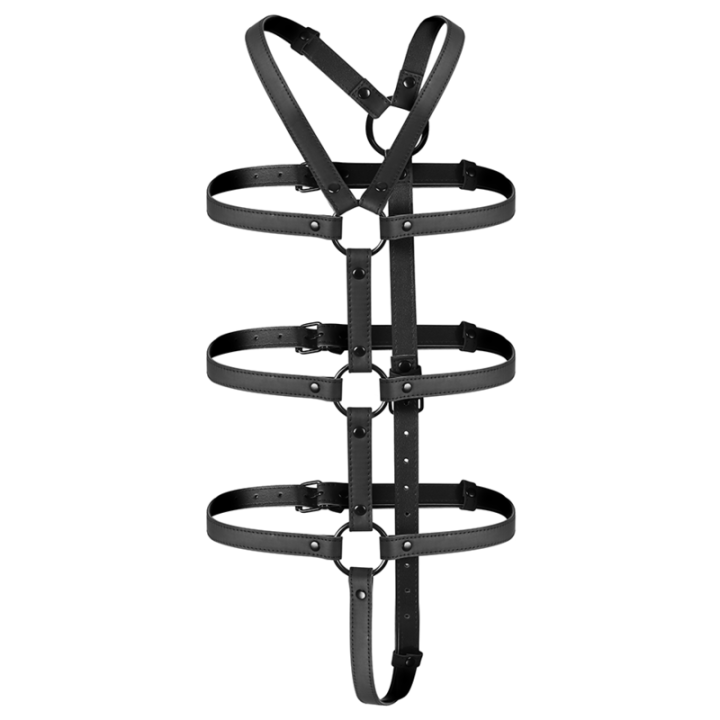 Fetish Submissive Bondage - Harnais Réglable Torse et Bras