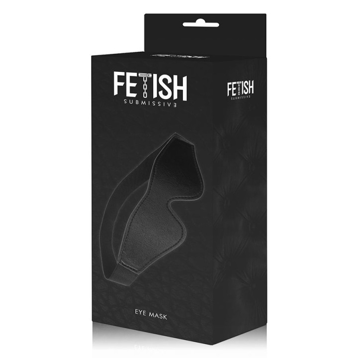 Fetish Submissive - Vegane Ledermaske Mit Noprene-Futter