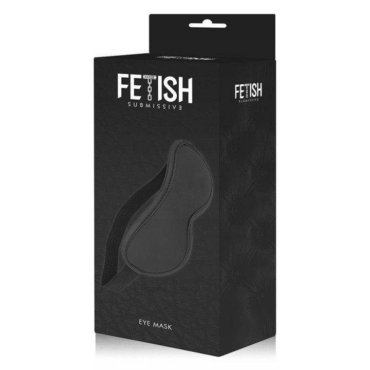 Fetish Submissive - Mscara de Couro Vegano ii Com Forro de Noprene