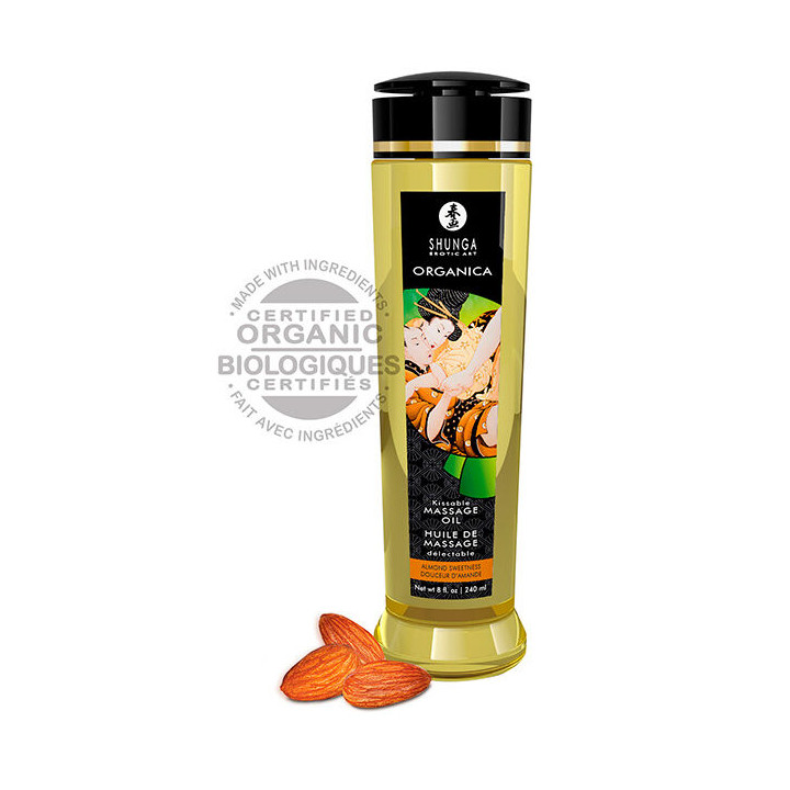 Shunga - Aceite de Masaje Orgánico Almendra 240 ml