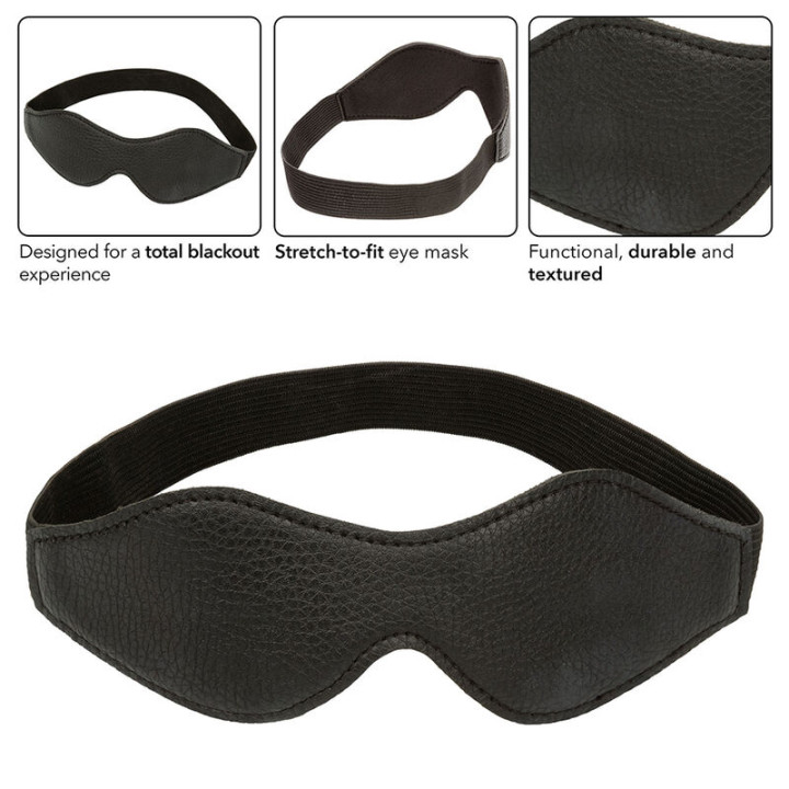 Calexotics - Nocturnal Augenmaske Pvc Leder Schwarz