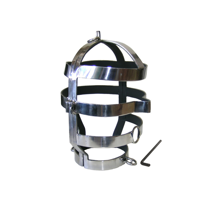 Metal Hard - Maschera Con Collana in Acciaio